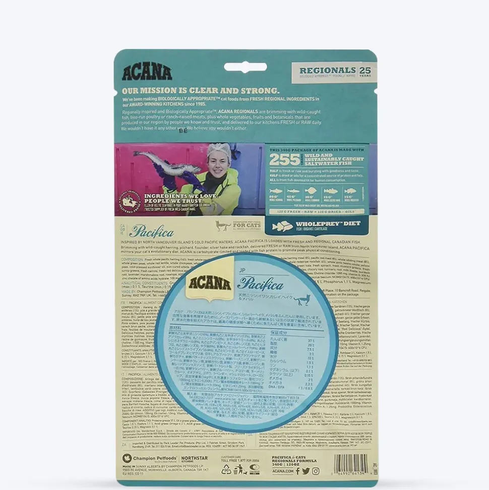 Acana Pacifica Fish Adult Dry Cat Food