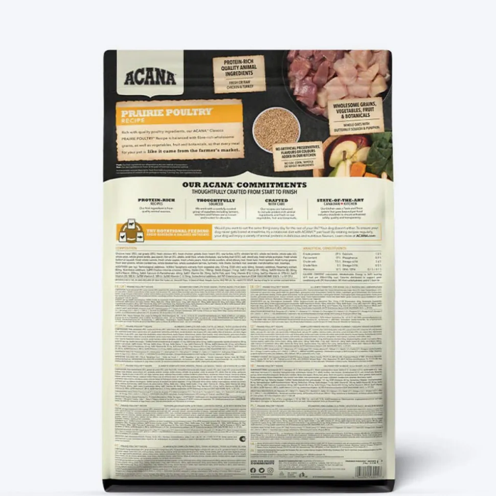 Acana Classic Prairie Poultry Dry Dog Food (All Breeds & Ages)