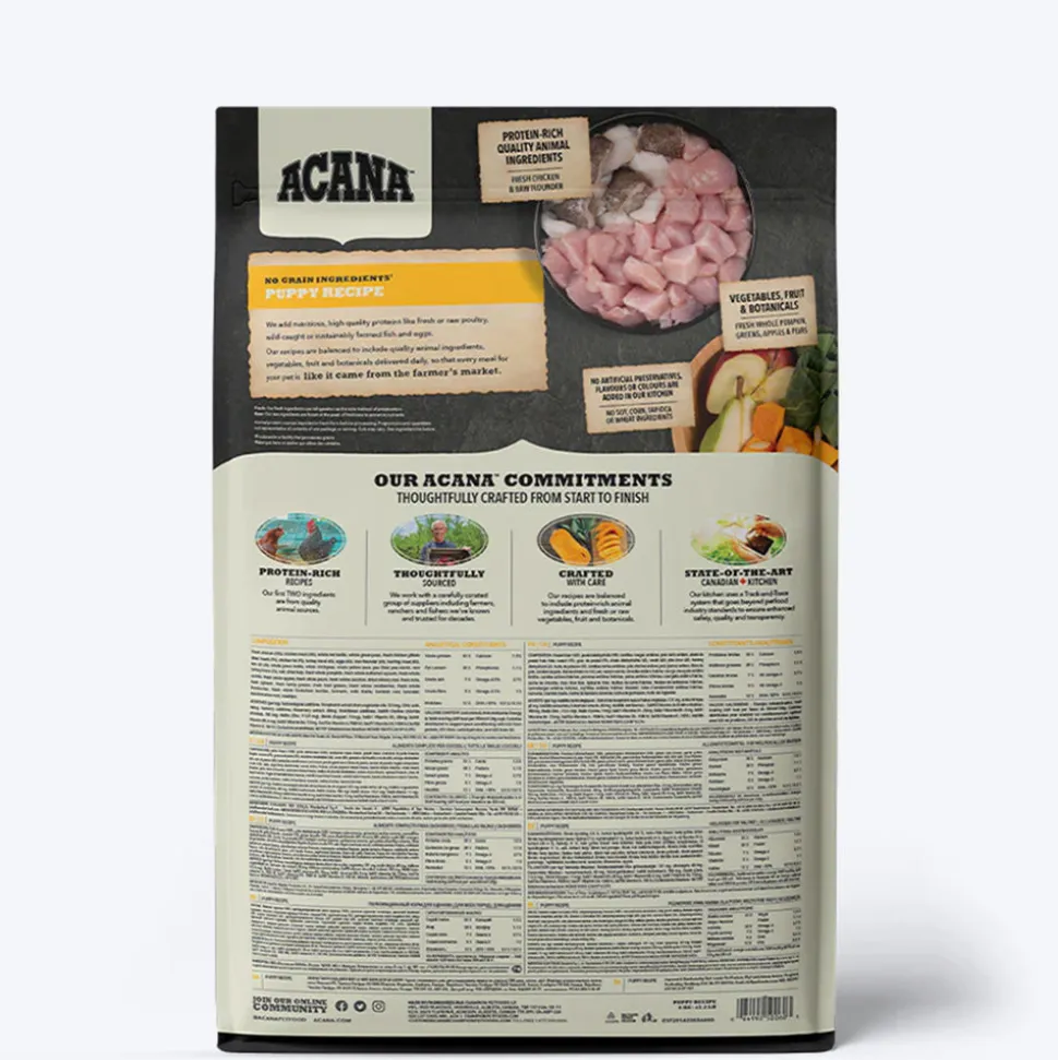Acana Mini & Medium Breed Junior Dry Puppy Food