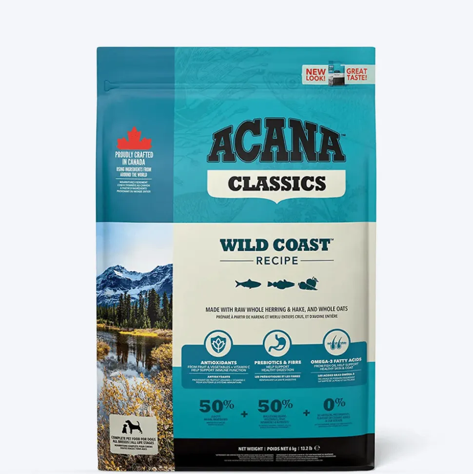 Acana Wild Coast Fish Formula Dry Dog Food (All Breeds & Ages)
