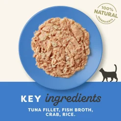 Applaws 70% Tuna Fillet with Crab Natural Wet Cat Food - 70 g