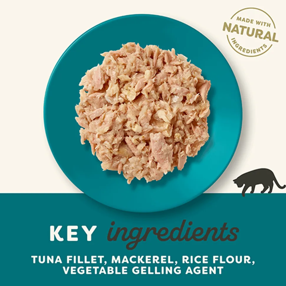 Applaws Natural 55% Tuna with 8.5% Mackerel in Jelly Wet Cat Food - 70 g