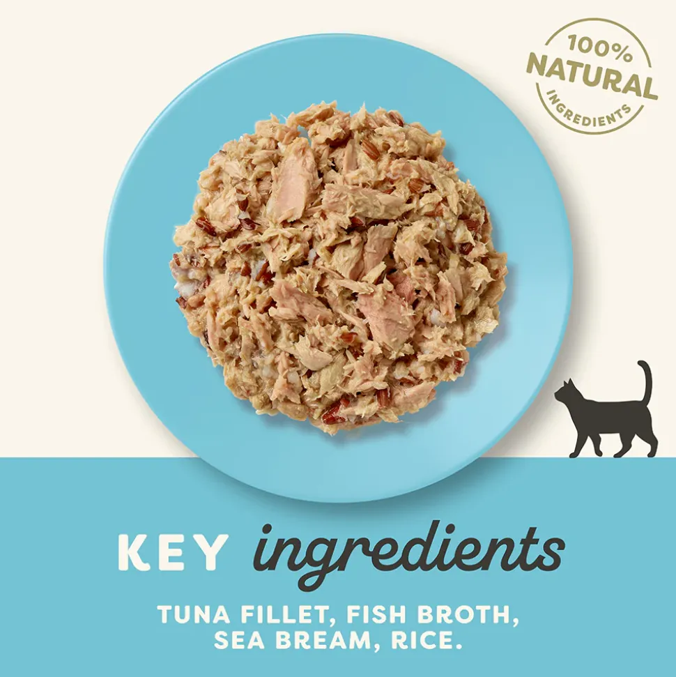 Applaws Natural Tuna Fillet With Sea Bream Adult Cat Wet Food - 70 gm