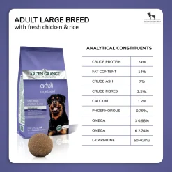 Arden Grange Large Breed Adult Dry Dog Food - Fresh Chicken & Rice