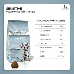Arden Grange Sensitive Adult Dry Dog Food - Ocean White Fish and Potato