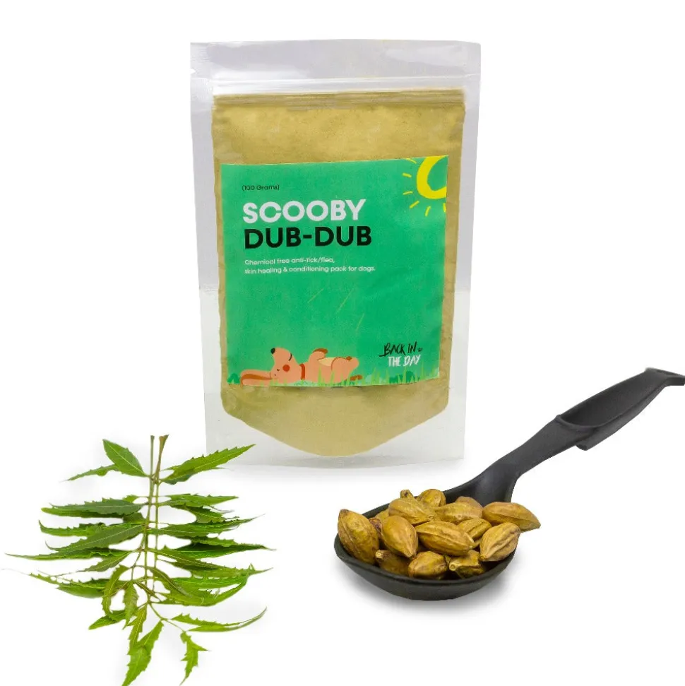Back In the Day Scooby Dub Dub Dog Anti Tick & Flea Pack - 100 g