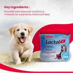 Beaphar Lactol Milk Replacement Powder Dry Food For New Born Puppy