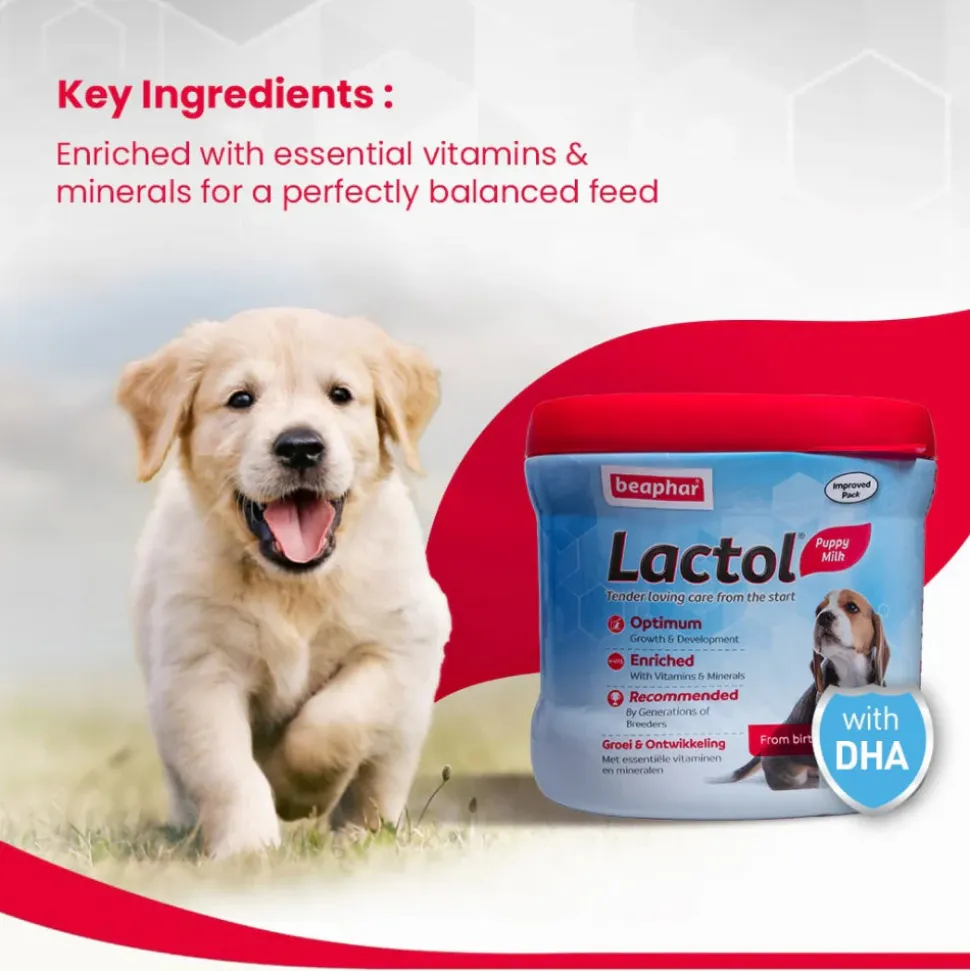 Beaphar Lactol Milk Replacement Powder Dry Food For New Born Puppy