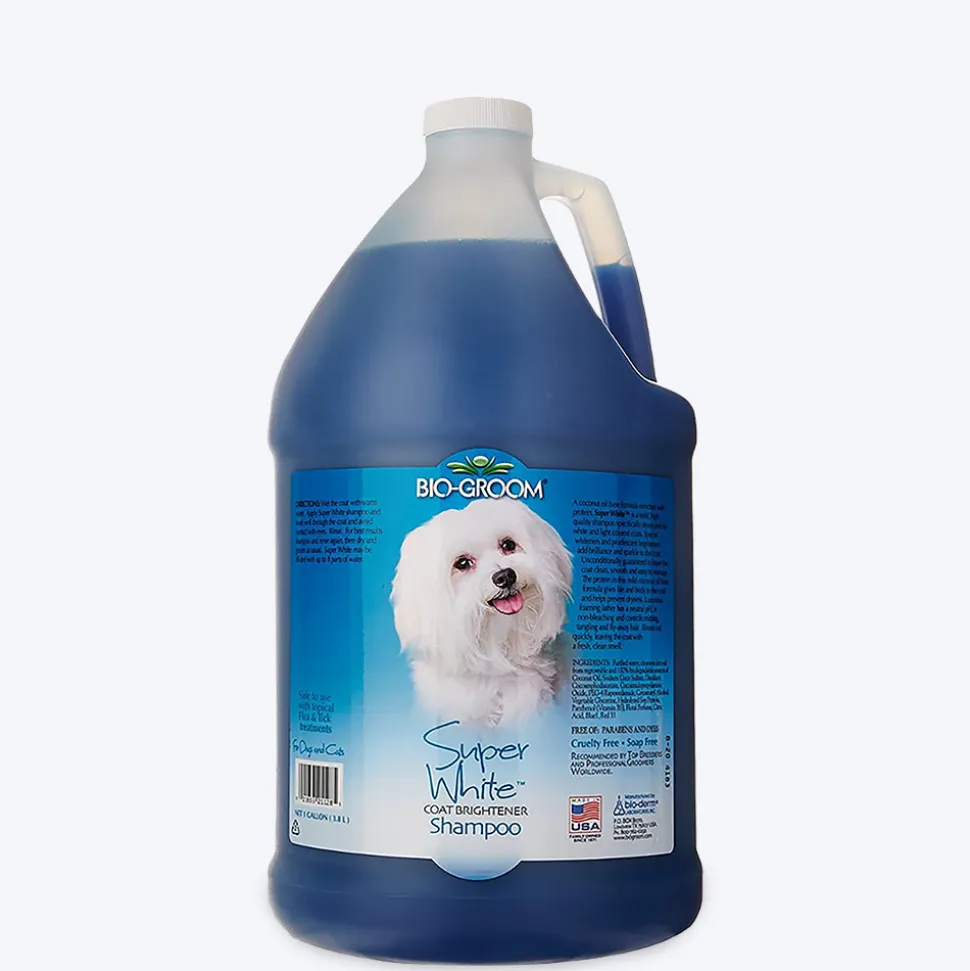 Bio-Groom Super White Coat Brightening Shampoo For Dog - 3.5 litre