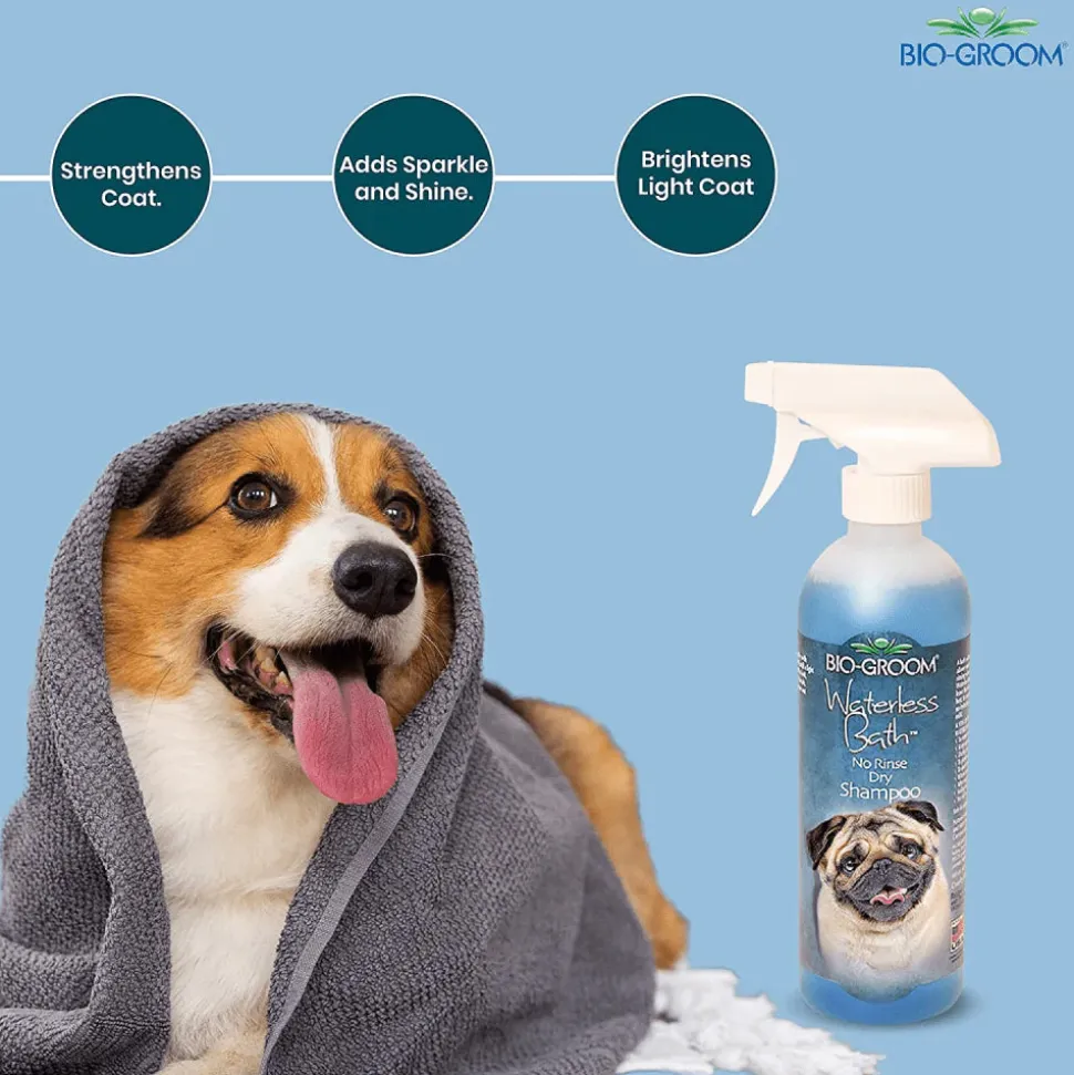 Bio-Groom Waterless Bath No Rinse Tear Free Dry Shampoo For Dog - 473ml