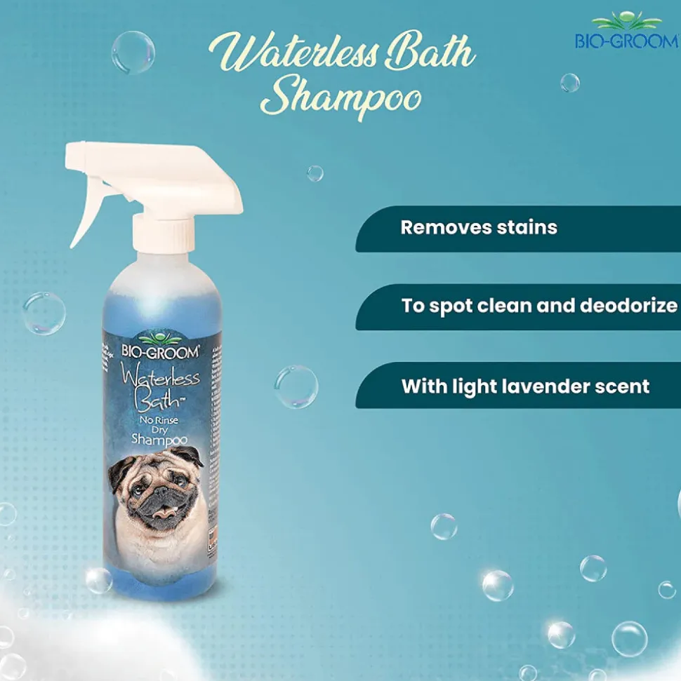 Bio-Groom Waterless Bath No Rinse Tear Free Dry Shampoo For Dog - 473ml