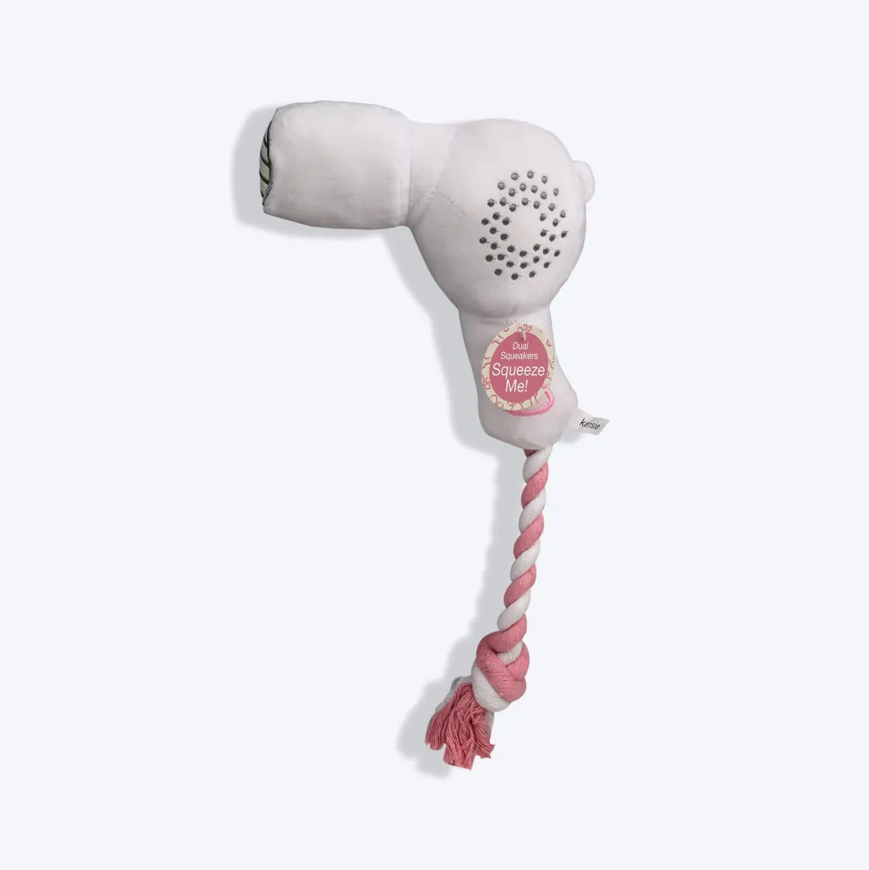 Black+Decker Hair Blower With Sound Plush Toy For Dog - Pink & White