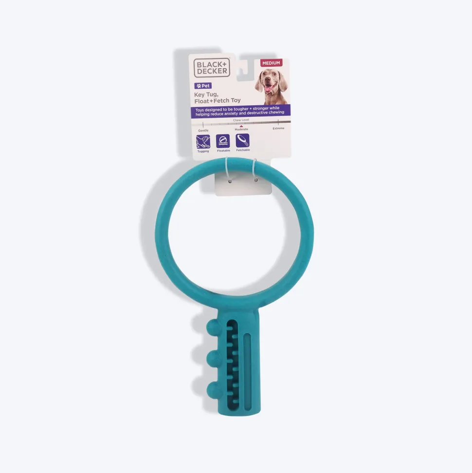 Black+Decker Key Tug, Float Fetch Toy For Dogs