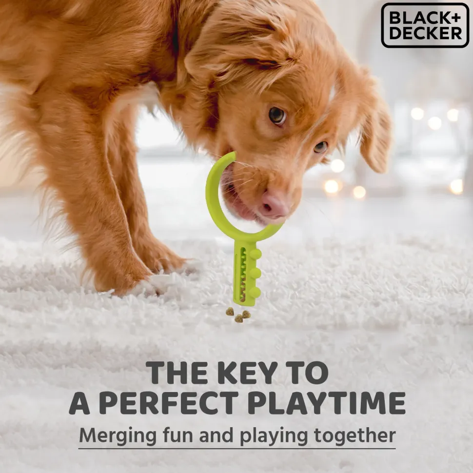 Black+Decker Key Tug, Float Fetch Toy For Dogs