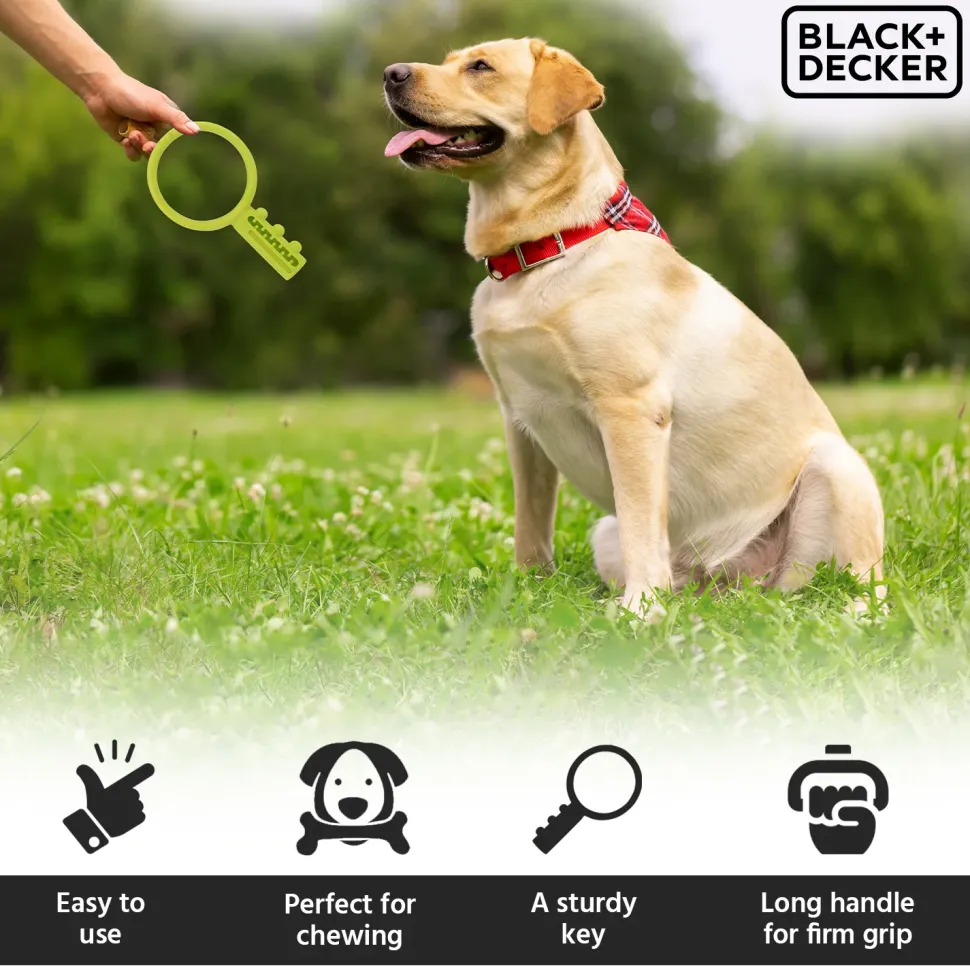 Black+Decker Key Tug, Float Fetch Toy For Dogs