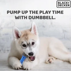 Black+Decker Treat Leak Floatable Dumbbell Interactive Toy For Dog