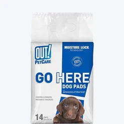 Bramton OUT! Go Here Dog Pads - Moisture Lock Training Pads