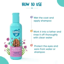 Bubble Up - Long & Lush Long Coat Shampoo For Dog - 200 ml