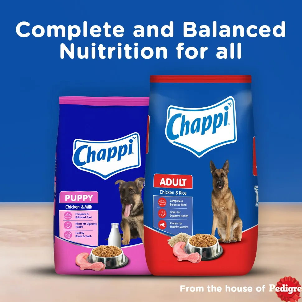 Chappi Chicken & Milk Dry Food For Puppy