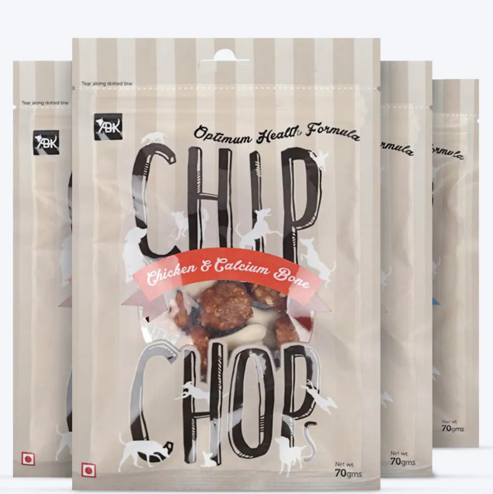 Chip Chops Chicken & Calcium Bone Treats For Dog - 70 g