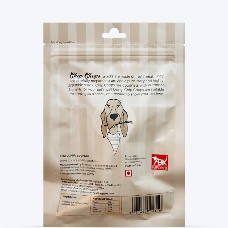 Chip Chops Chicken & Calcium Bone Treats For Dog - 70 g