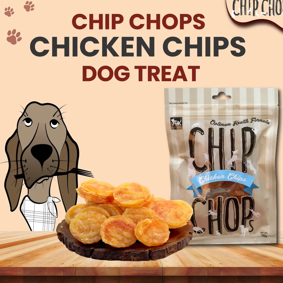 Chip Chops Chicken Chips Treats For Dog - 70 g