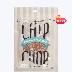 Chip Chops Chicken & Codfish Roll Treats For Dog - 70 g