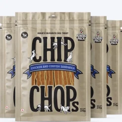 Chip Chops Chicken & Codfish Sandwich Treats For Dog