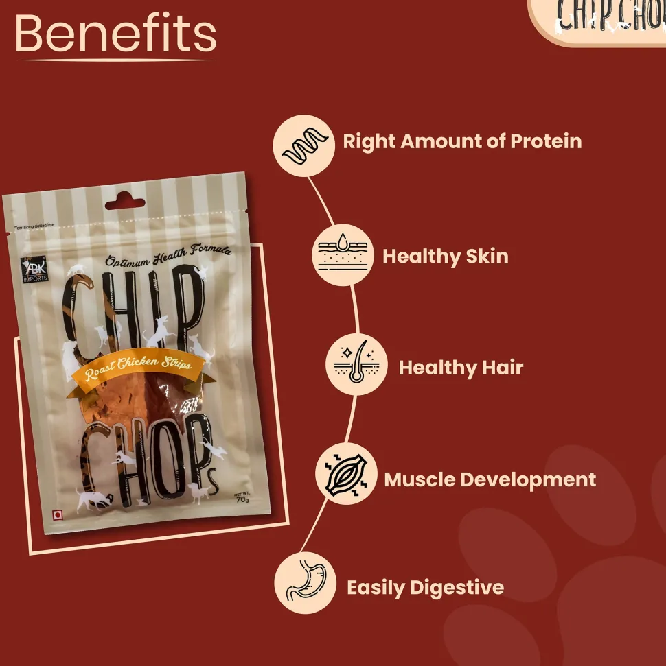 Chip Chops Chicken Treat Trio Combo Pack of 3 (70 gm each)