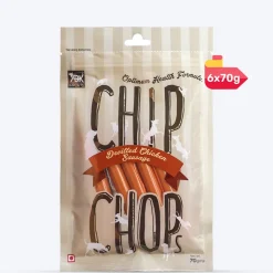 Chip Chops Devilled Chicken Sausage Treats For Dog - 70 g