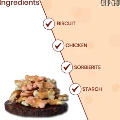 Chip Chops Dog Treats - Biscuit Twined with Chicken - 70 g