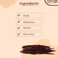 Chip Chops Roast Duck Strips Treats For Dog - 250g
