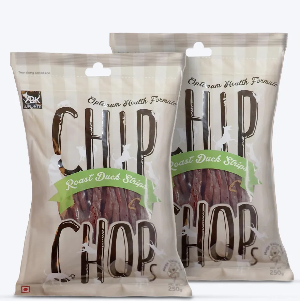 Chip Chops Roast Duck Strips Treats For Dog - 250g