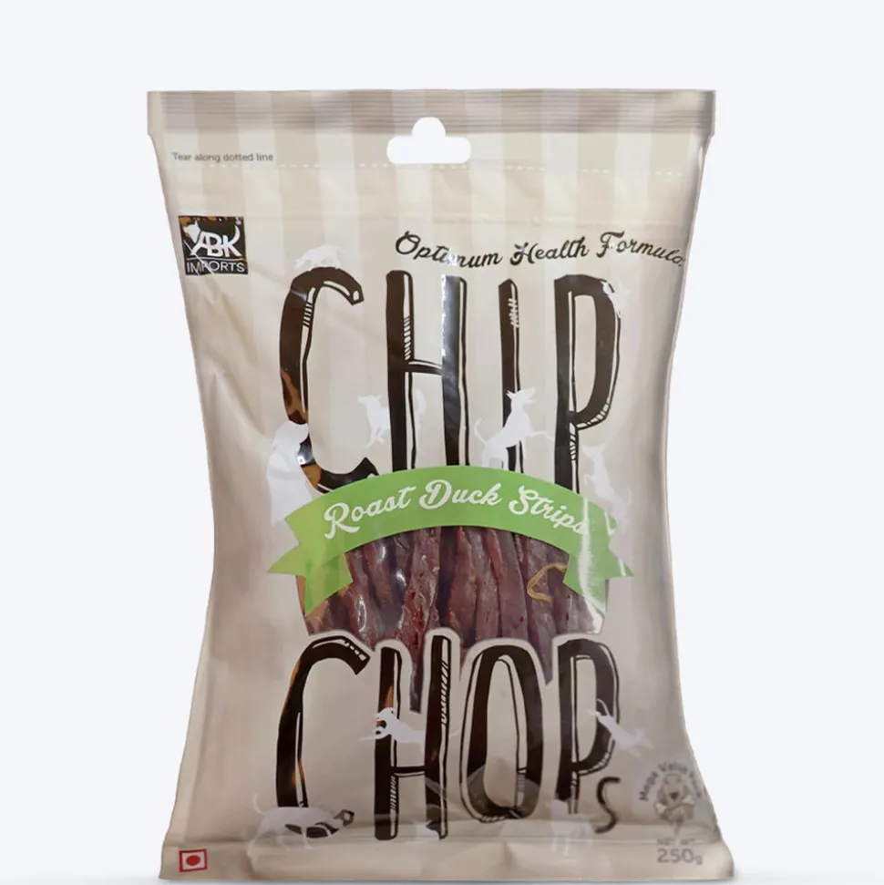 Chip Chops Roast Duck Strips Treats For Dog - 250g