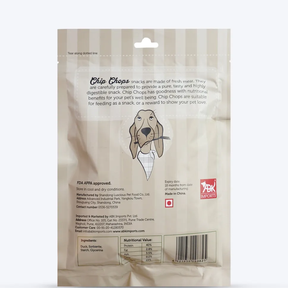 Chip Chops Roast Duck Treats For Dog - 70 g