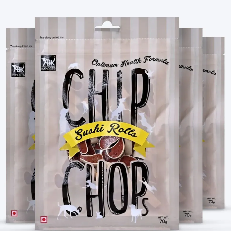 Chip Chops Sushi Rolls Treats For Dog - 70 g