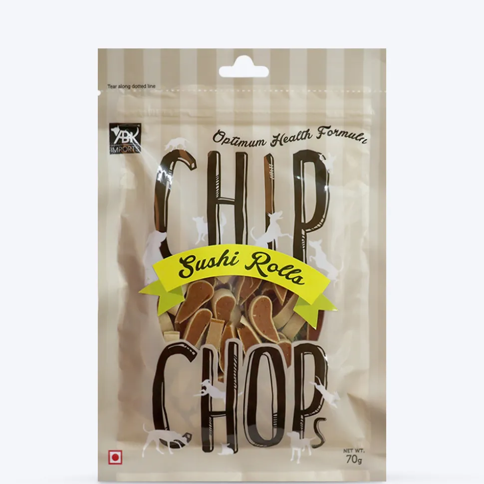 Chip Chops Sushi Rolls Treats For Dog - 70 g