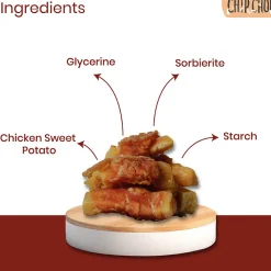 Chip Chops Sweet Potato Twined with Chicken Treats For Dog - 70 g