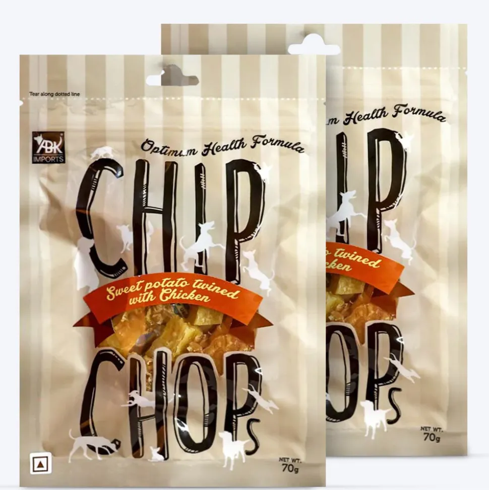 Chip Chops Sweet Potato Twined with Chicken Treats For Dog - 70 g