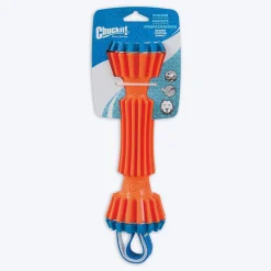 Chuckit Rugged Bumper Dog Fetch Toy - Orange & Blue - S