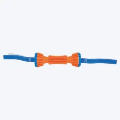 Chuckit Rugged Bumper Dog Fetch Toy - Orange & Blue - S