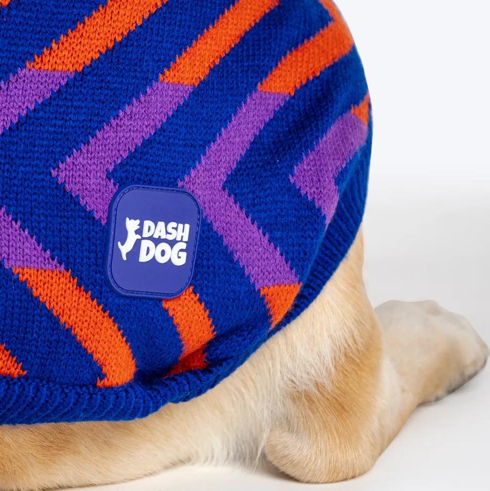 Dash Dog Fuzz Friends Sweater For Dog - Purple