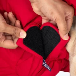 Dash Dog Outbounders Puffer Jacket For Dog - Red & Blue