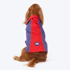 Dash Dog Outdoor Dog Jacket - Violet & Red