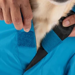 Dash Dog Puddle Jumper Full Coverage Raincoat For Dog - Electric Blue