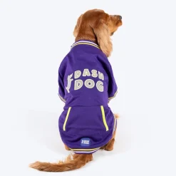 Dash Dog Trailblazer Pocket Sweatshirt For Dog - Purple