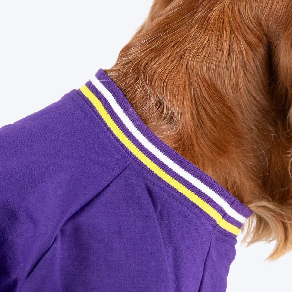 Dash Dog Trailblazer Pocket Sweatshirt For Dog - Purple