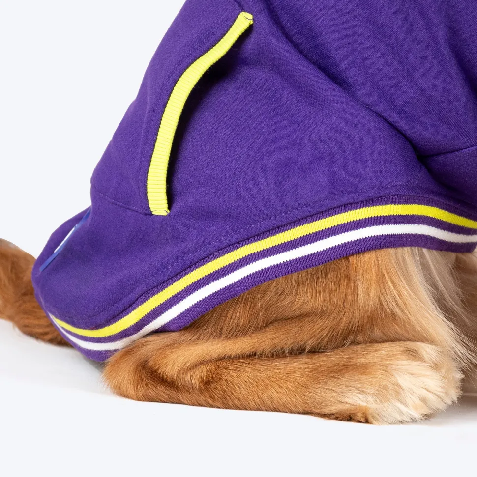 Dash Dog Trailblazer Pocket Sweatshirt For Dog - Purple