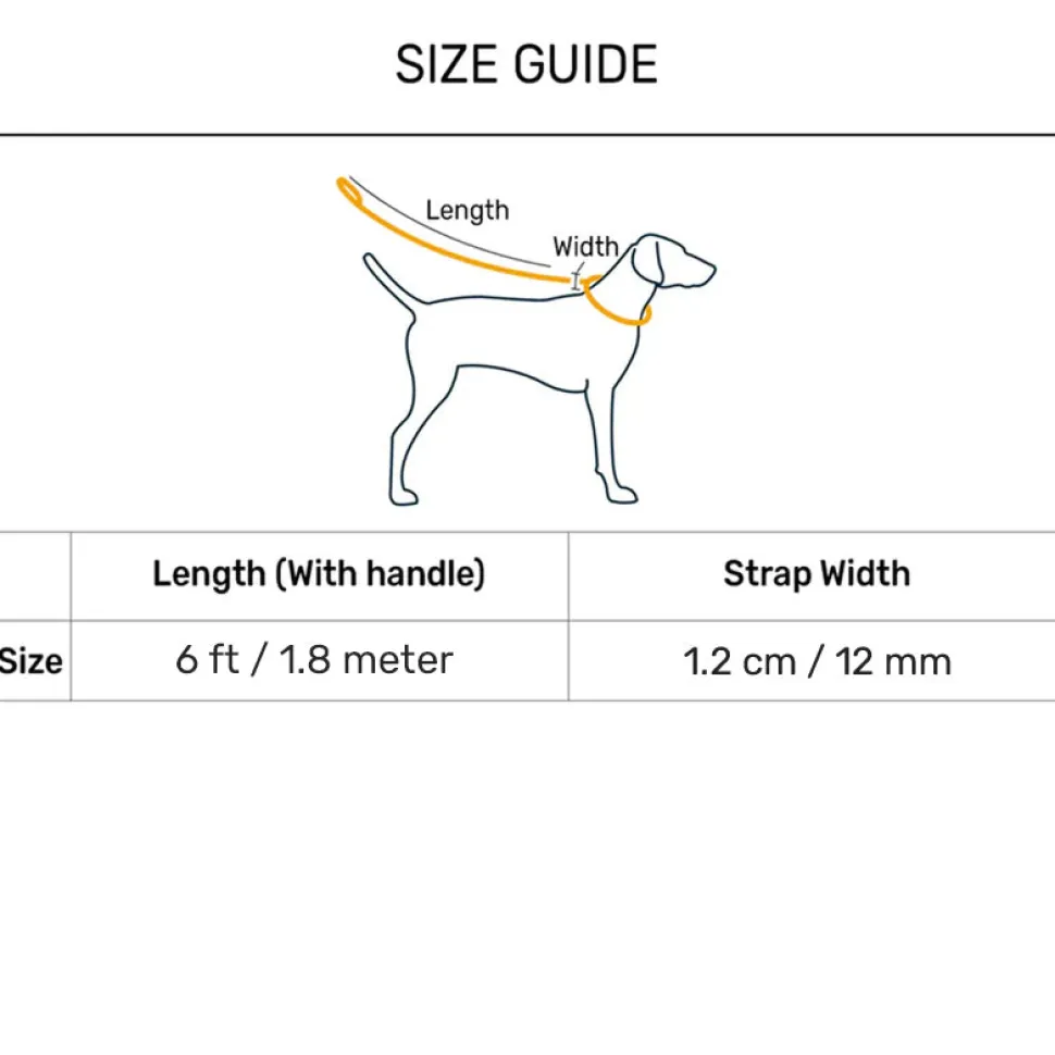 Dash Dog Chaser Rope Leash For Dog - Red