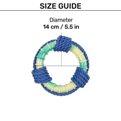 Dash Dog Disc Dasher Rope Toy For Dog - Multicolor
